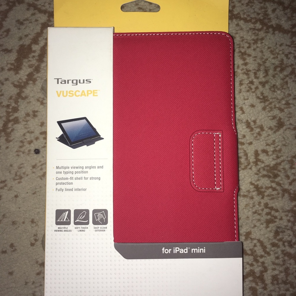 Red iPad mini case. Brand new, still in packaging!